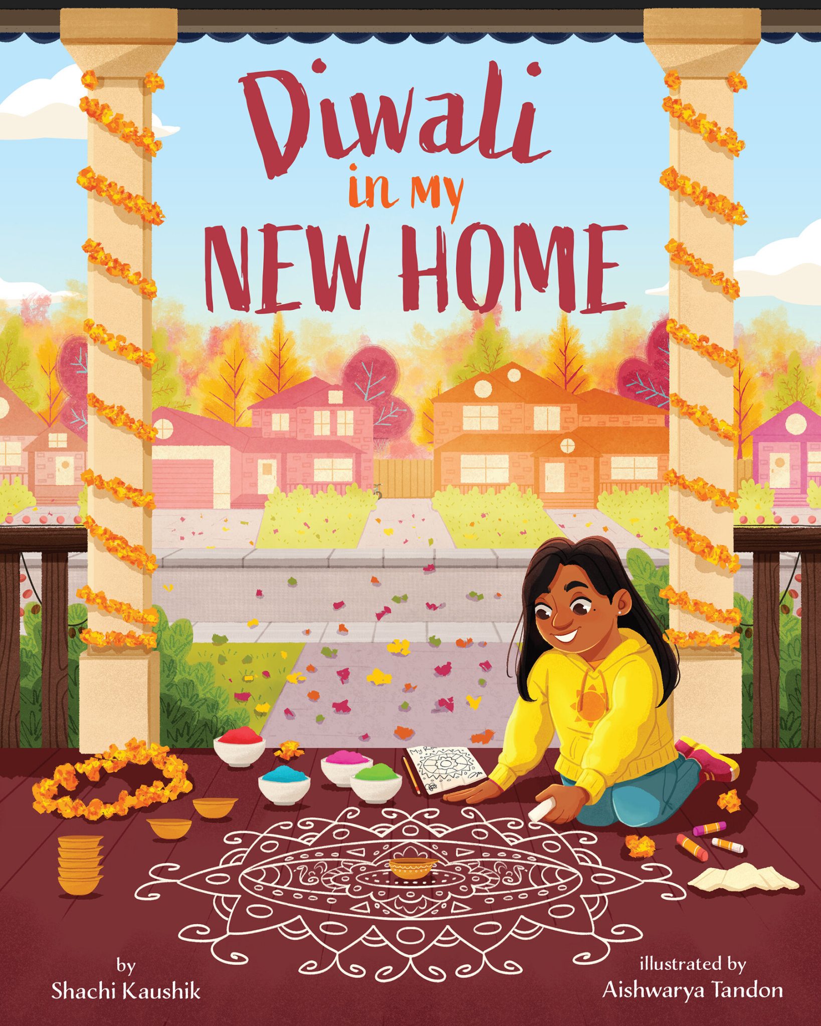 Diwali in My New Home book cover by Shachi Kaushik
