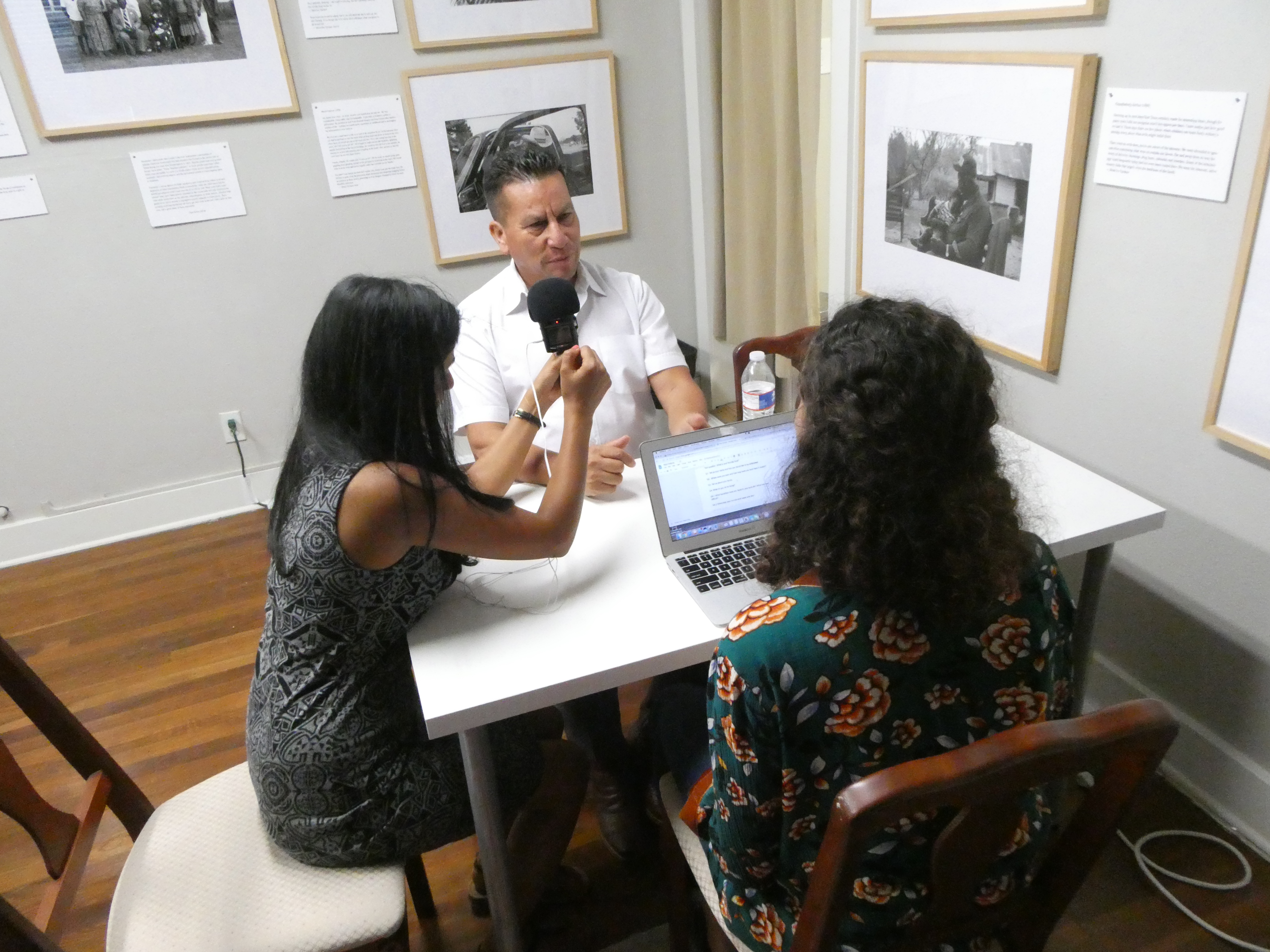 Audio Documentary recording session